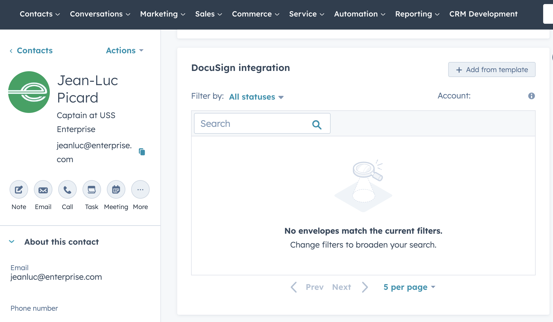 The improved DocuSign integration with HubSpot