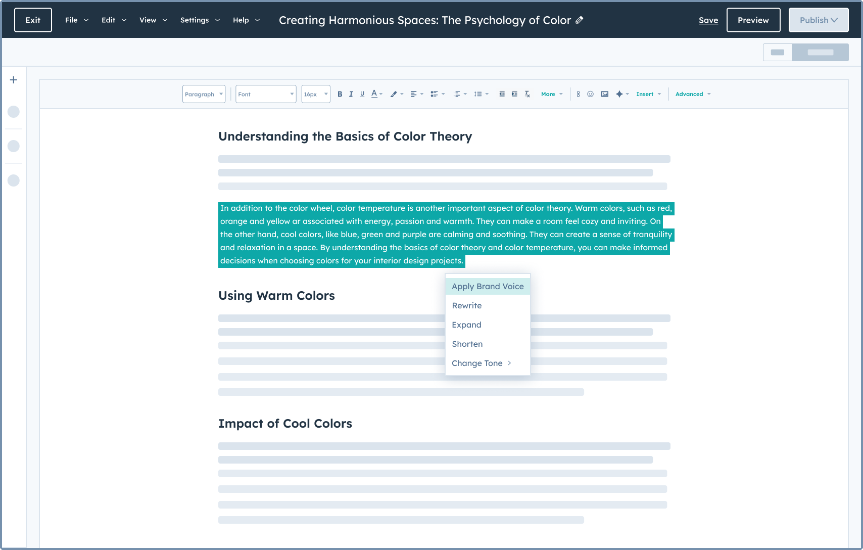 Brand Voice from HuBSpot