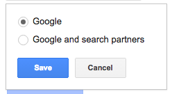 Google vs Google & Search Partners