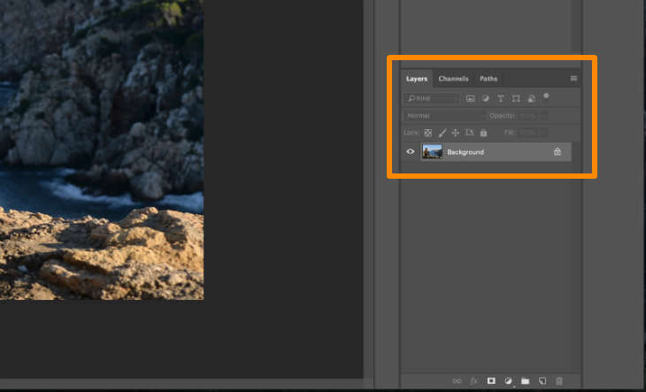 A screenshot of image editing software PhotoShop