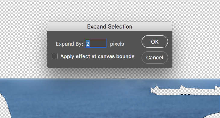 Expand Selection in PhotoShop