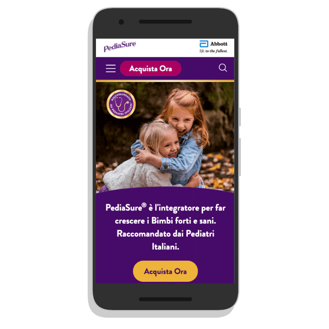 PediaSure smartphone