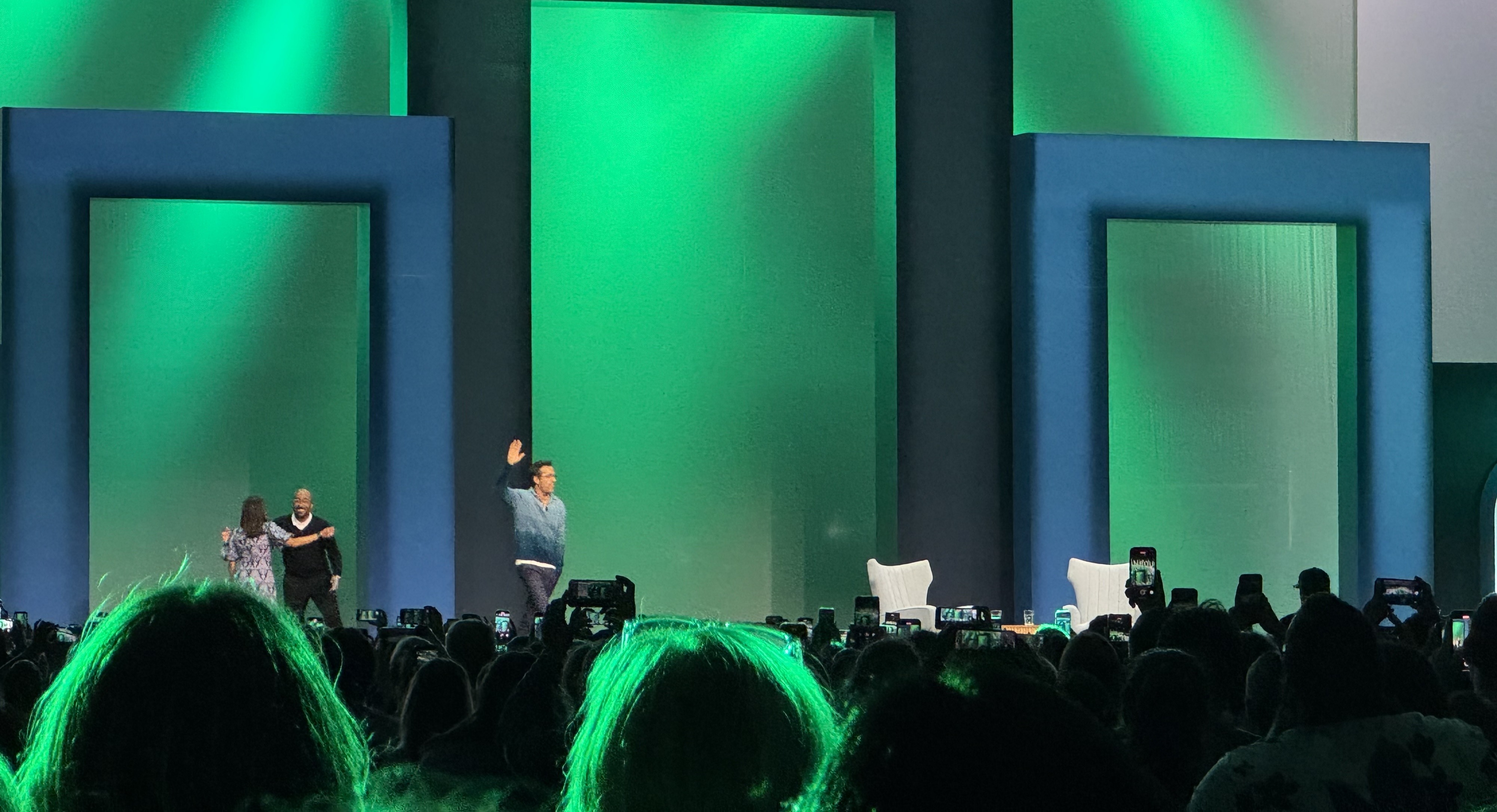 Ryan Reynolds steps on stage at INBOUND 2024