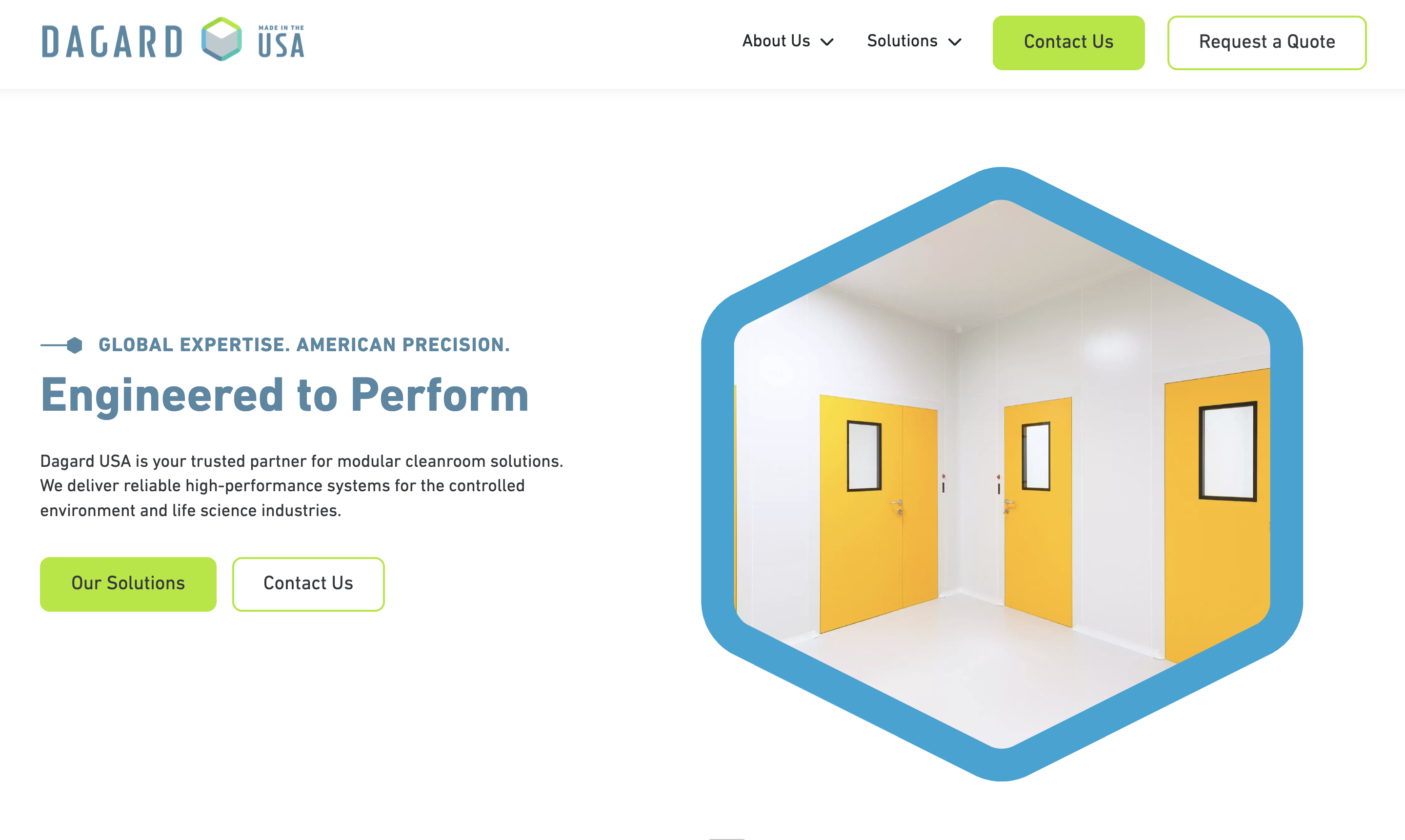 Dagard USA website showcase