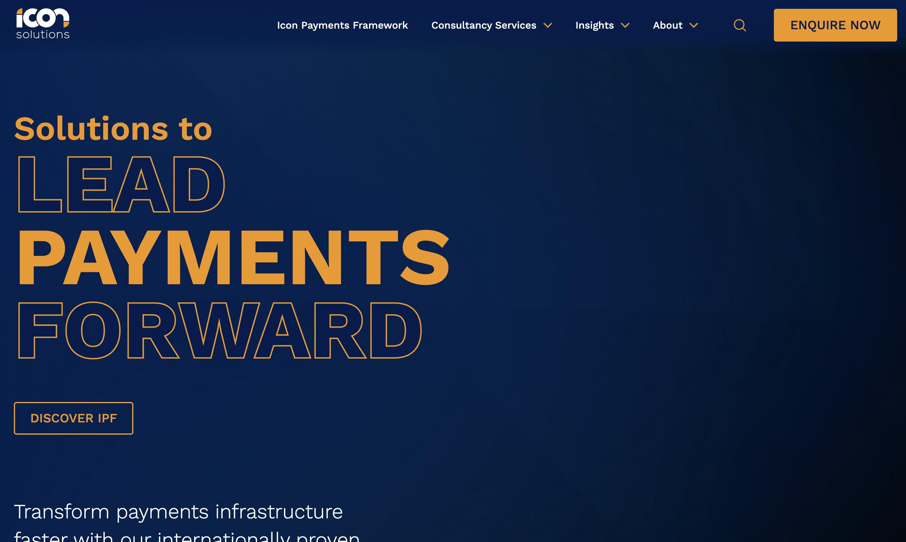 Icon Solutions website showcase