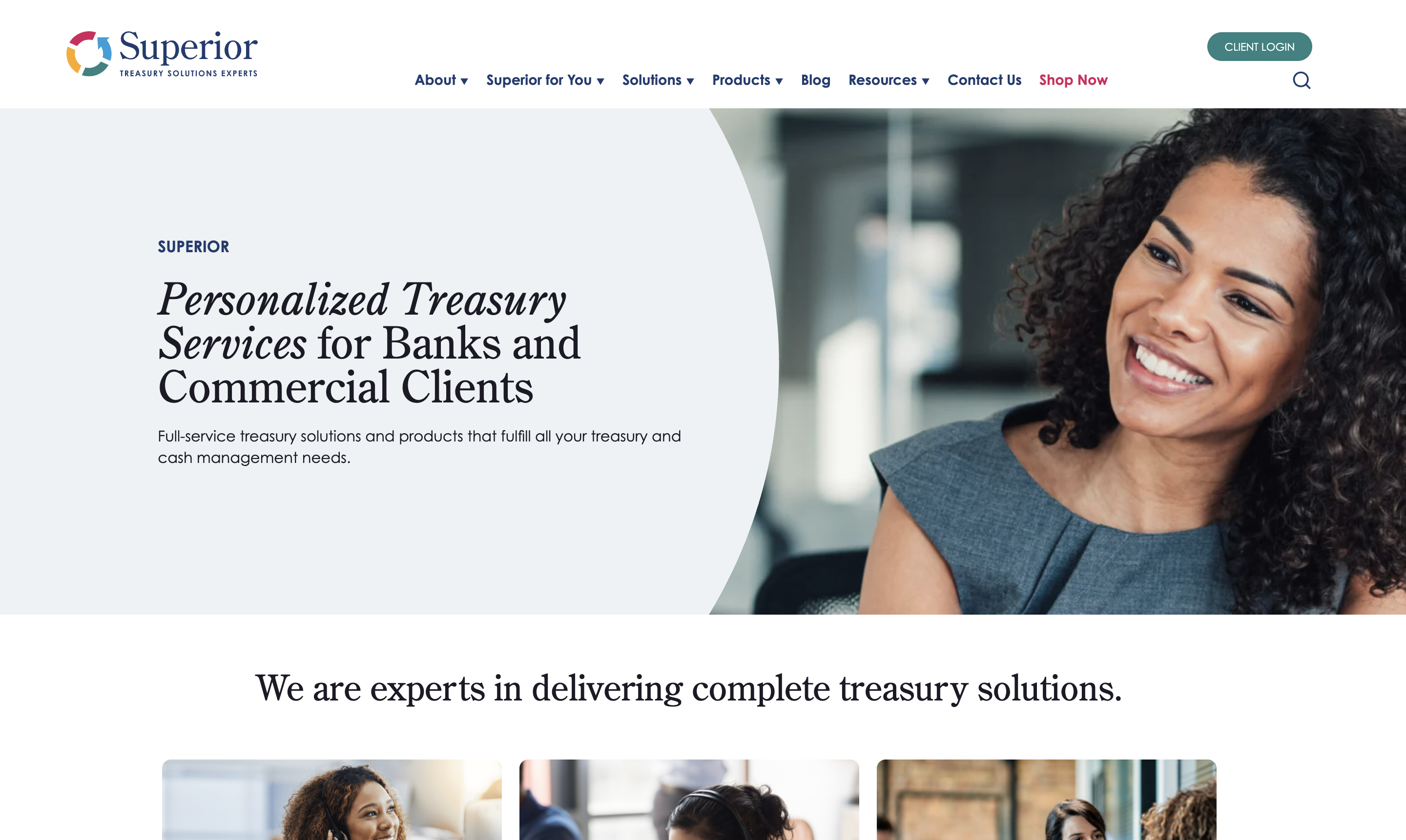 Superior website showcase